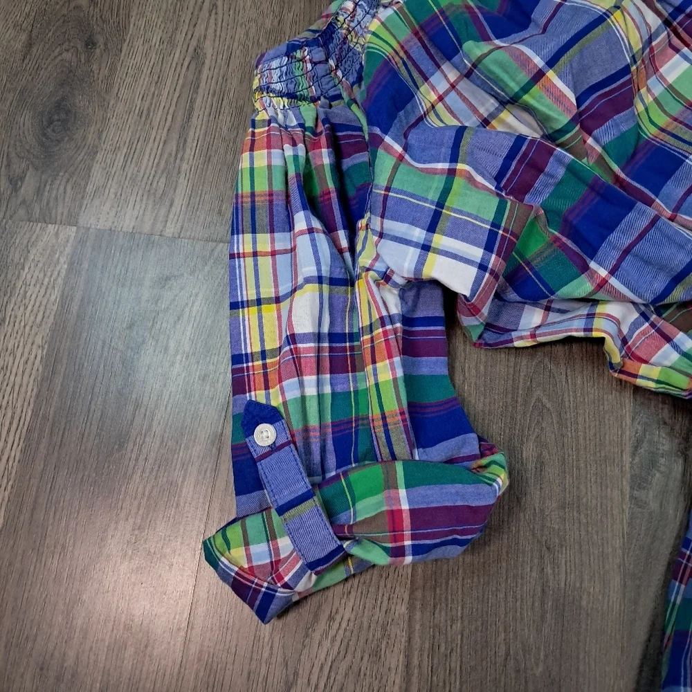 Ralph Lauren Blue Plaid Dress Size 7